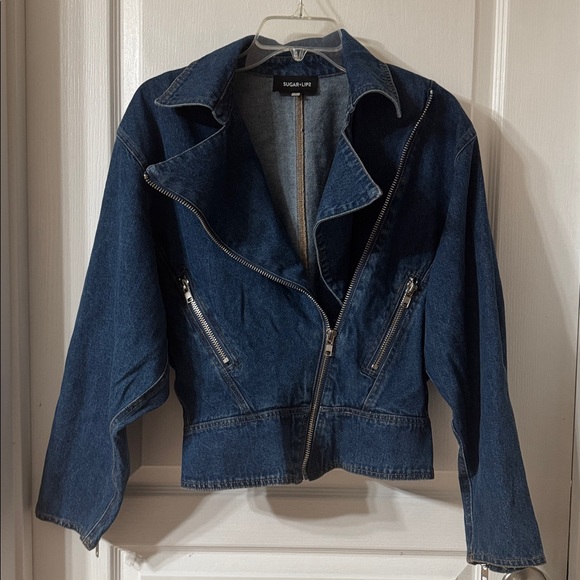 SUGAR LIPS MOTO JACKET SZ Small - Picture 6 of 9
